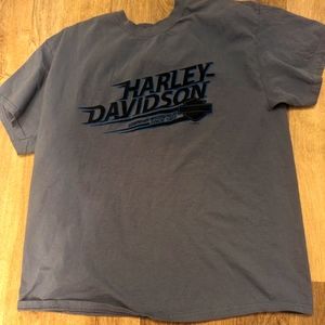 Men's XL Harley Davidson Blue T-shirt